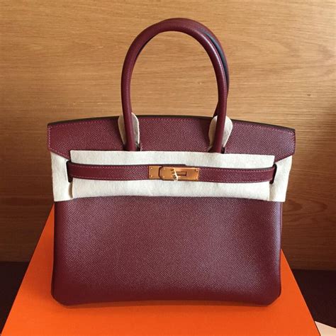 hermes birkin 30 rouge epsom leather special edition handbag|hermes birkin bags limited edition.